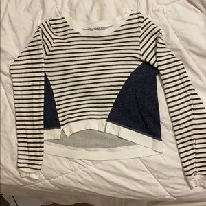 Hard Tail Hi Lo Cropped Sweatshirt